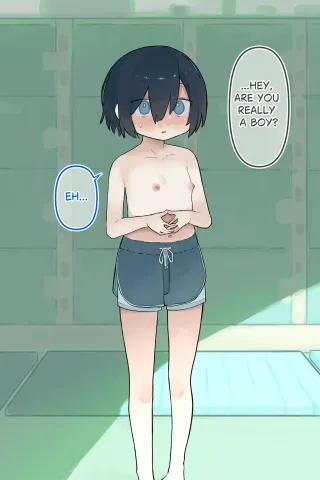 [Sena] Girl Caught in Men's Swimsuit [English] cover