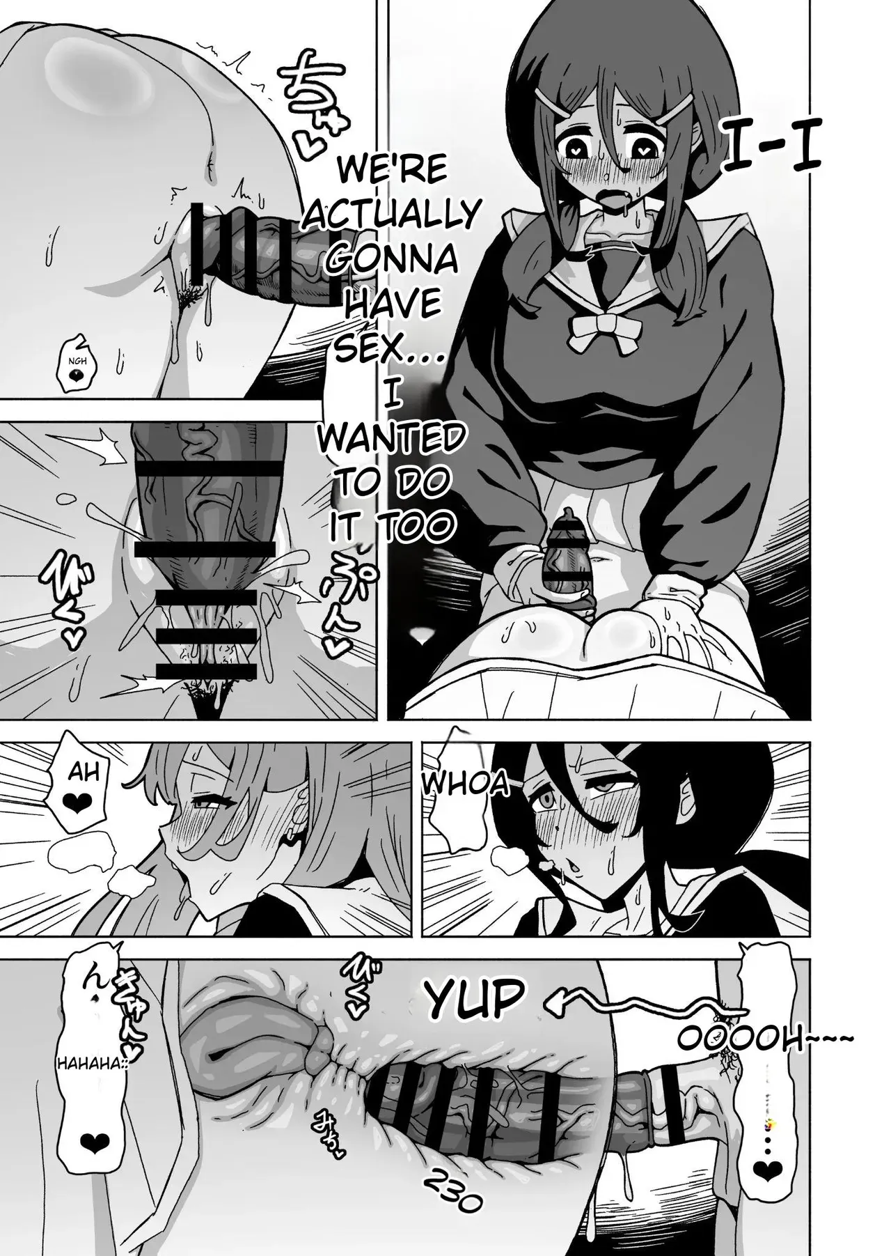 [Late-Night Episode] A Futanari Introvert Who Eventually Sets Up a Sex Room and Has Wild Sex with the Class Gals - Page 9