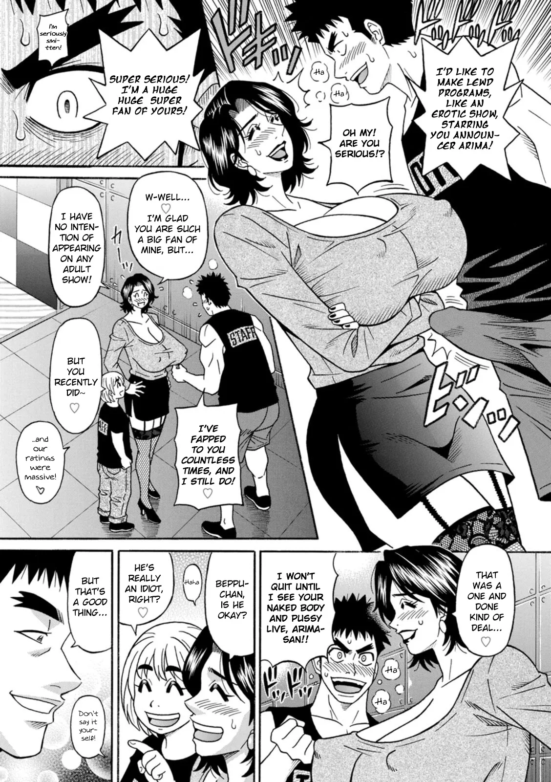 [Ozaki Akira] Miboujin Ana Ruriko no Hinichijuu - The Extraordinary Life of Widow Announcer Ruriko Ch. 1-9 [English] - Page 9