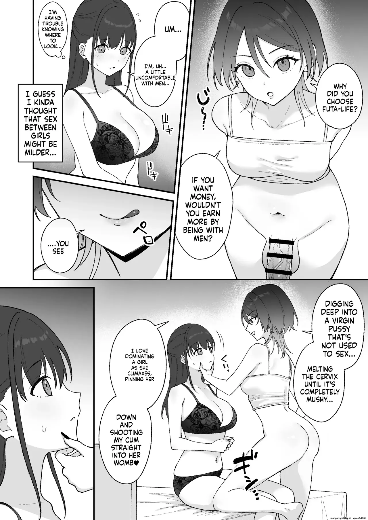 [Ginger Lily] Oho-goe Koubi Do-hamari Onee-san ~Futanari Joshi Daisei Senyou Koki Ana~ (Big-mouthed, addicted to sex - a cock hole exclusively for futanari female college students -) [English] - Page 5