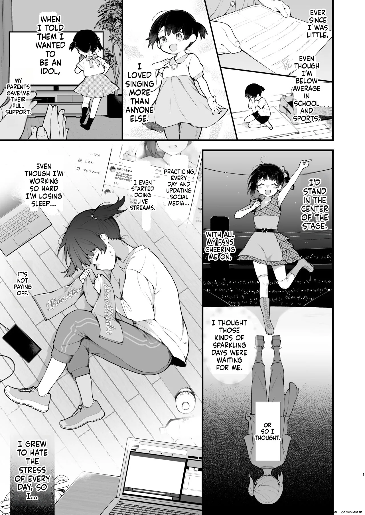 [Agenasu (Kari) (Nagase Tooru)] Oshi no Idol ga Roshutsukyou datta Ken. Akihabara Date Hen + Omake Manga [English] [MTL] [Digital] - Page 3