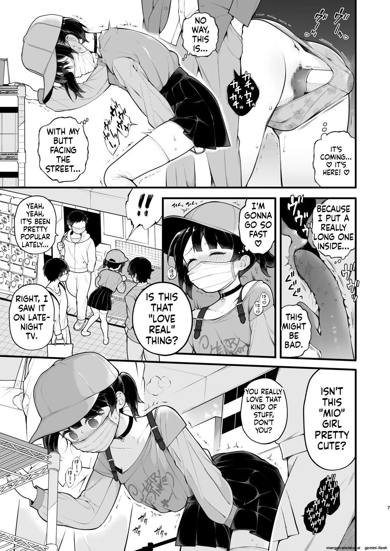 [Agenasu (Kari) (Nagase Tooru)] Oshi no Idol ga Roshutsukyou datta Ken. Akihabara Date Hen + Omake Manga [English] [MTL] [Digital] - Page 9