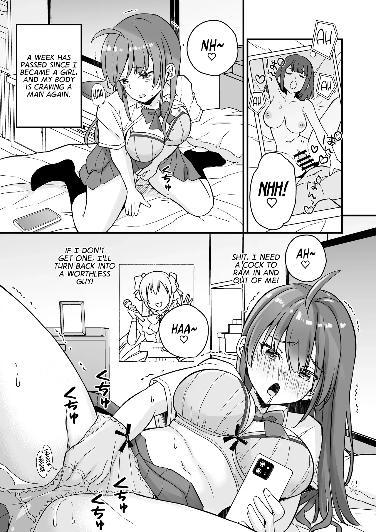 [Naruchikukai (Naruchiku)]  The Loser Me Got Turned Into a Girl, so I Tried Having Degenerate Sex With My Teacher [English] [GTF] [Digital] - Page 2