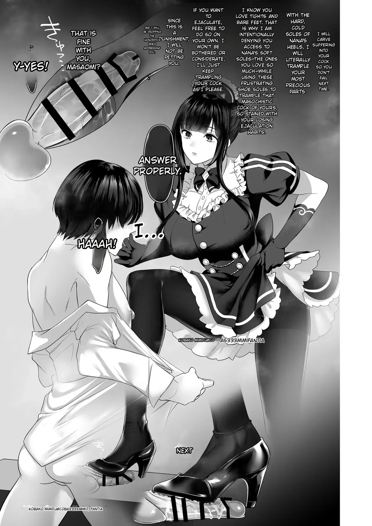 [Kobako Mimizu] Miserable Ejaculation After Being Scolded by Nana-san ~Carrot and Stick~ - Page 5
