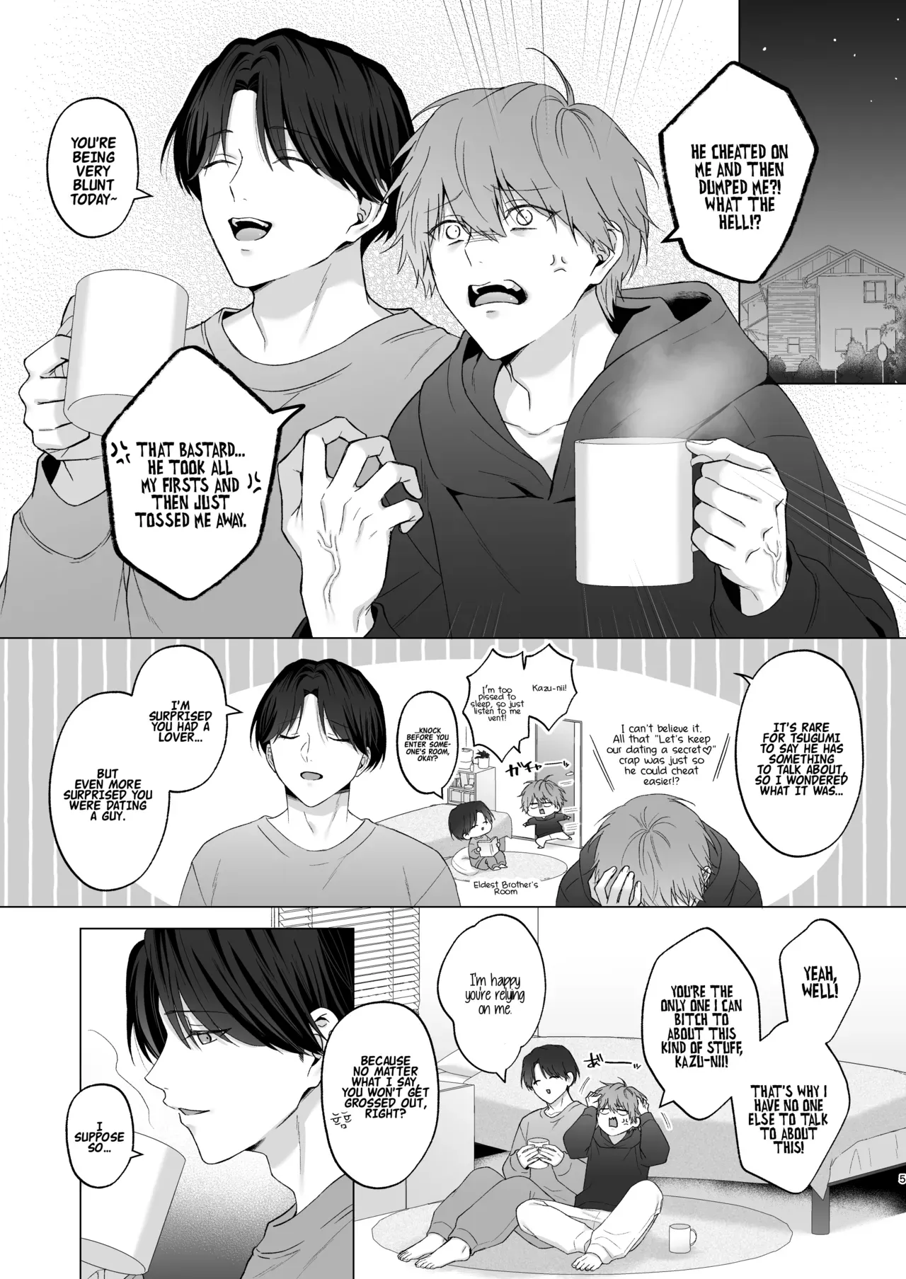 [Potato Farm (Oimo)] The Time I Was Comforted by My Brother After Heartbreak [English] {Doomed Scans, Yengli} [Digital] - Page 5