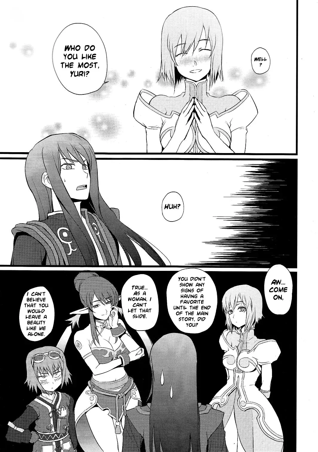 (C79) [FukaFuka Tenshoku (Popuran)] Strike! Army of Beauties (Tales of Vesperia) [English] - Page 2