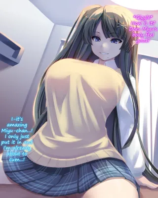 [Shiki] It feels good inside Miyu-chan cover