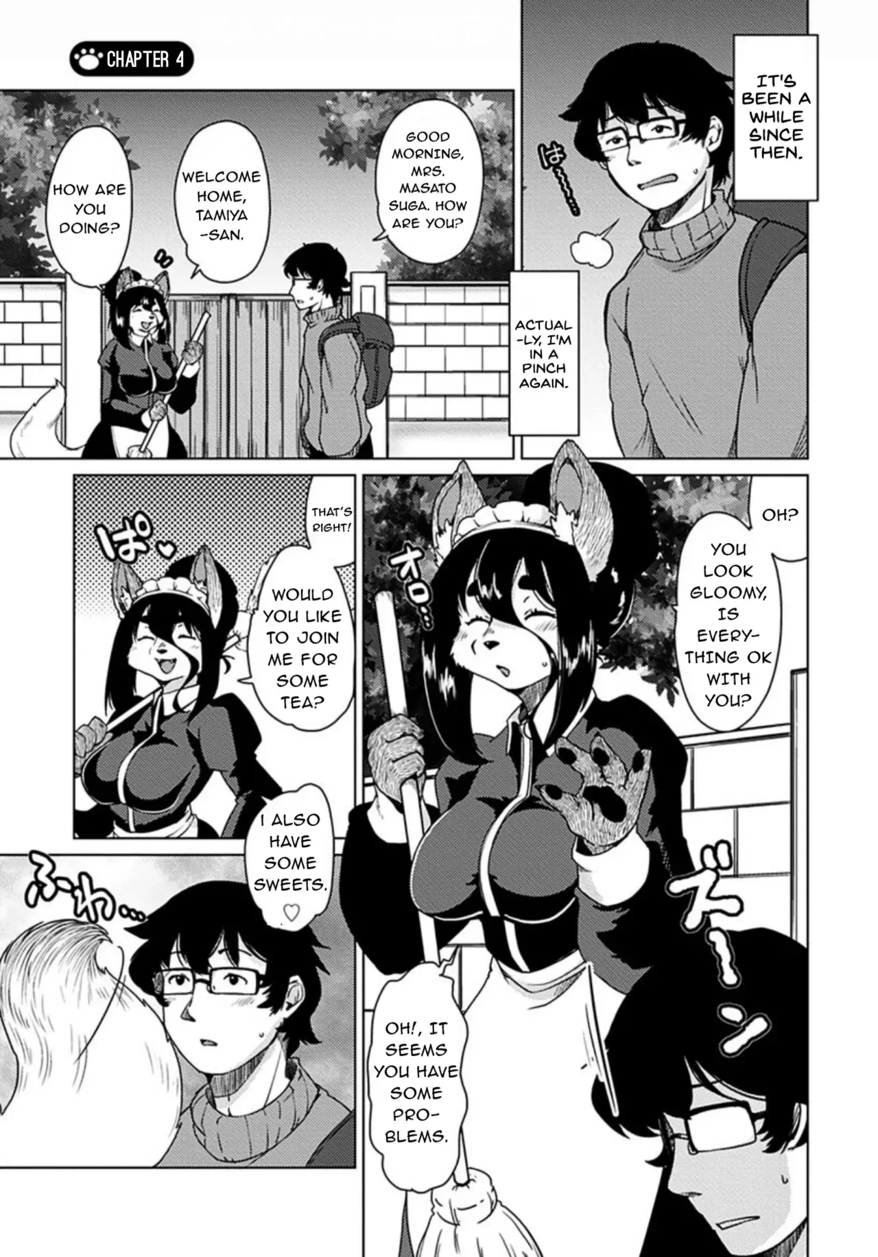 [Setouchi Kurage] Juujin Apart Tokoharusou e Youkoso! | Welcome to the Tokoharu Beastfolk Apartment! (Ch. 4) [English] [Decensored] [Horny-_-TnT] - Page 2