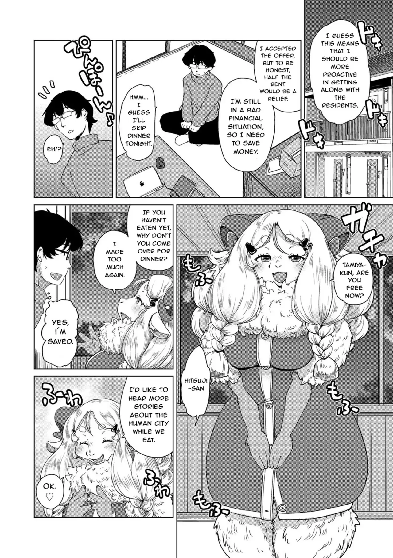[Setouchi Kurage] Juujin Apart Tokoharusou e Youkoso! | Welcome to the Tokoharu Beastfolk Apartment! (Ch. 4) [English] [Decensored] [Horny-_-TnT] - Page 5