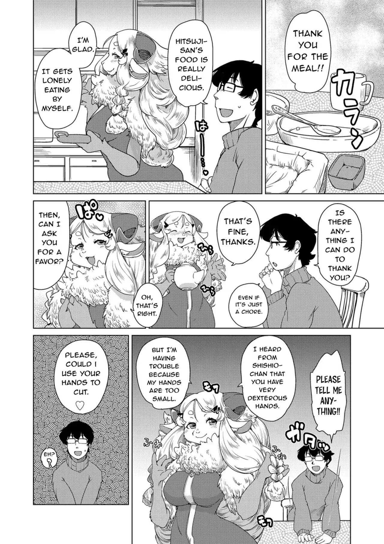 [Setouchi Kurage] Juujin Apart Tokoharusou e Youkoso! | Welcome to the Tokoharu Beastfolk Apartment! (Ch. 4) [English] [Decensored] [Horny-_-TnT] - Page 7