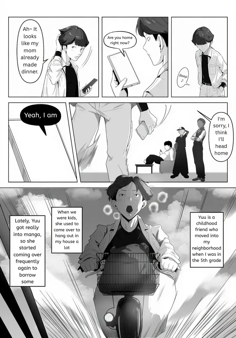 My childhood friend, right in front of my eyes... [Riaru (Chesuno)] - Page 6