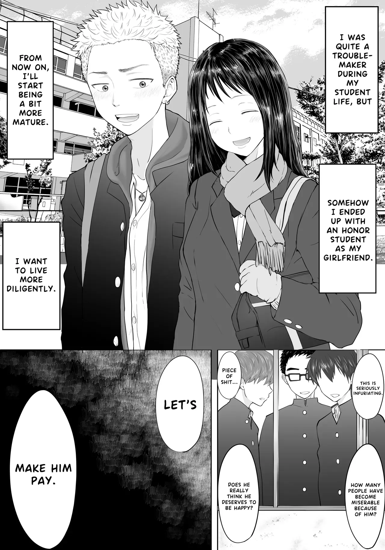 [Pyutaro] Yankee corruption, The delinquent ended up repeatedly gang-raped as revenge [English] - Page 2