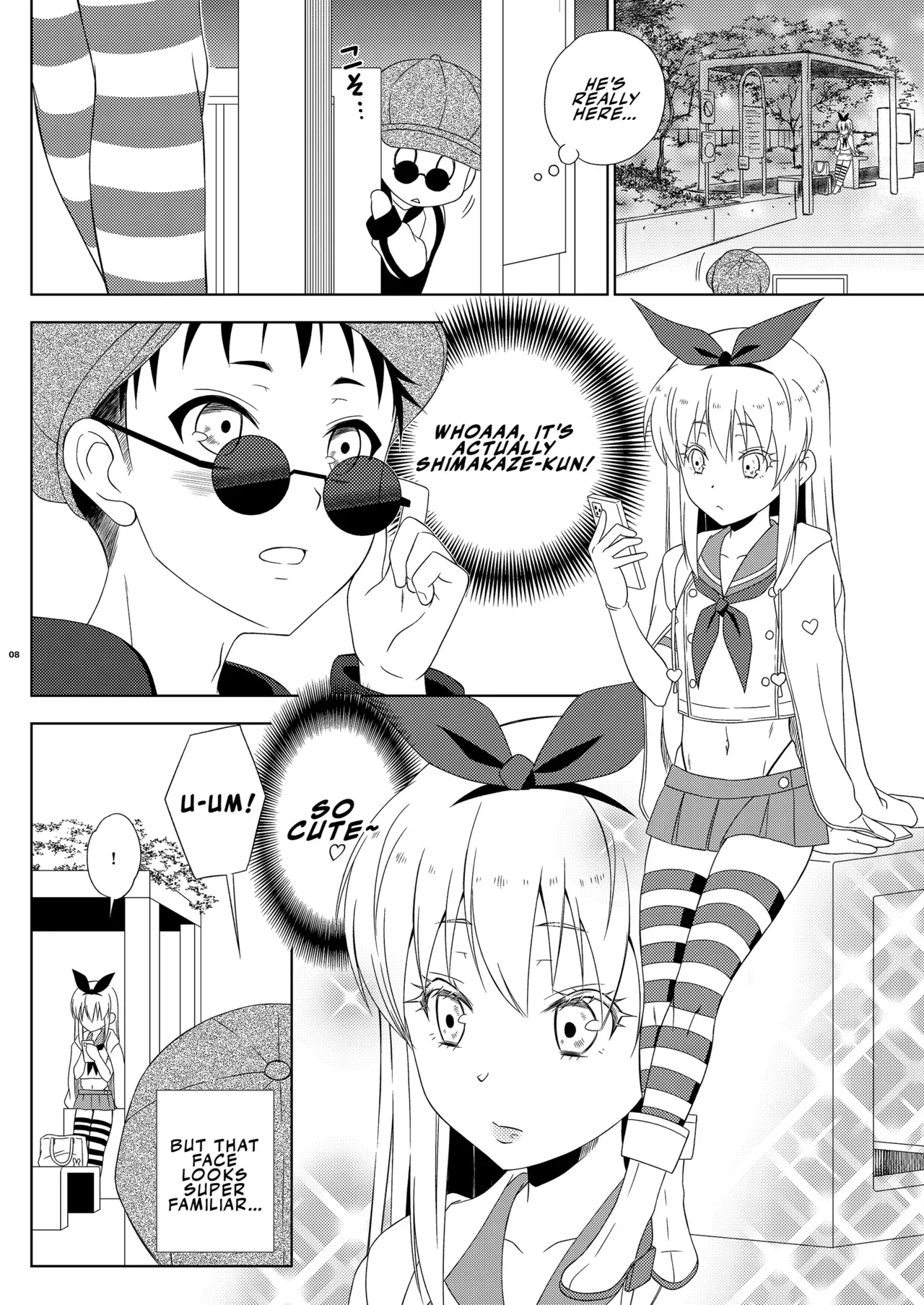 [Mariana Kaikou Kikaku (Mikami Hokuto)] Okiniiri no Shimakaze-kun ga Onii-chan datta (Maji ka. (Kantai Collection -KanColle-) | My Favorite Shimakaze-kun Was My Older Brother (Seriously?) [English] [LKK•Scans] [Digital] - Page 8