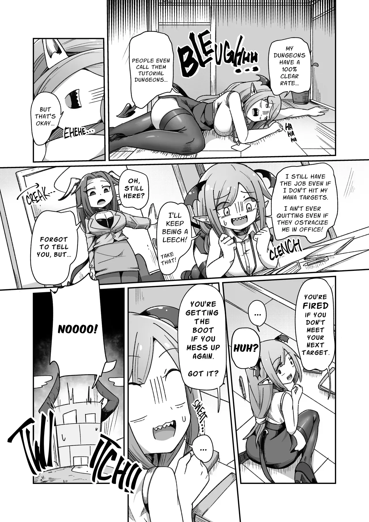 [Echie Kokufuku Aka (Monota)] Kaisha no Kane de Tsukutta Ero Dungeon de Soudai na Onani o Suru Monster Shain-chan | Embezzlement, Ho: Wagie Monster-chan Builds Her Very Own Goon Cave Dungeon [English] [grimalkin] - Page 5