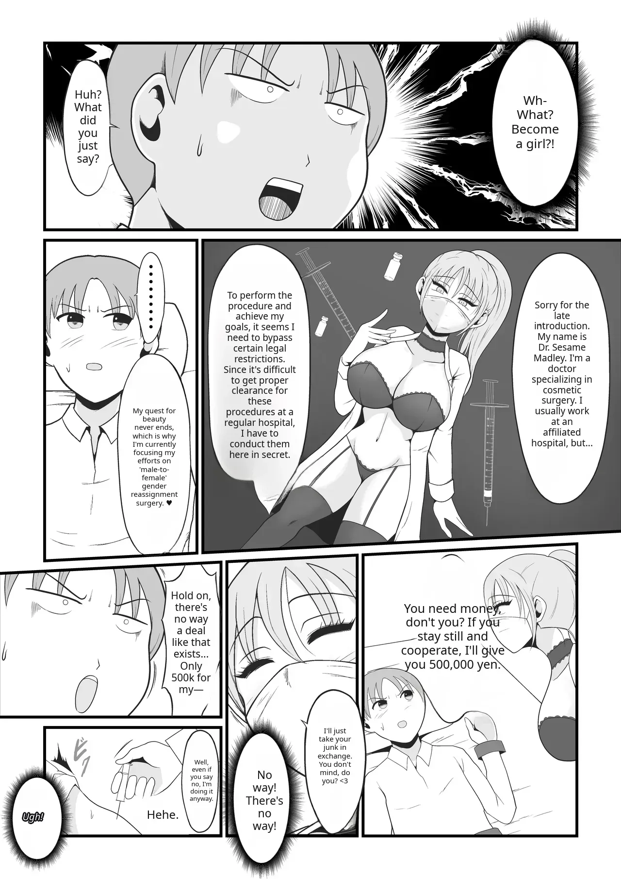 [Ikeneko-shokudou (Ikeneko)] [TS Pleasure Corruption] The Day "Ore" Became "Atashi" ~A Super-Realistic VR Feminization Naughty Vicarious Experience~ - Page 4