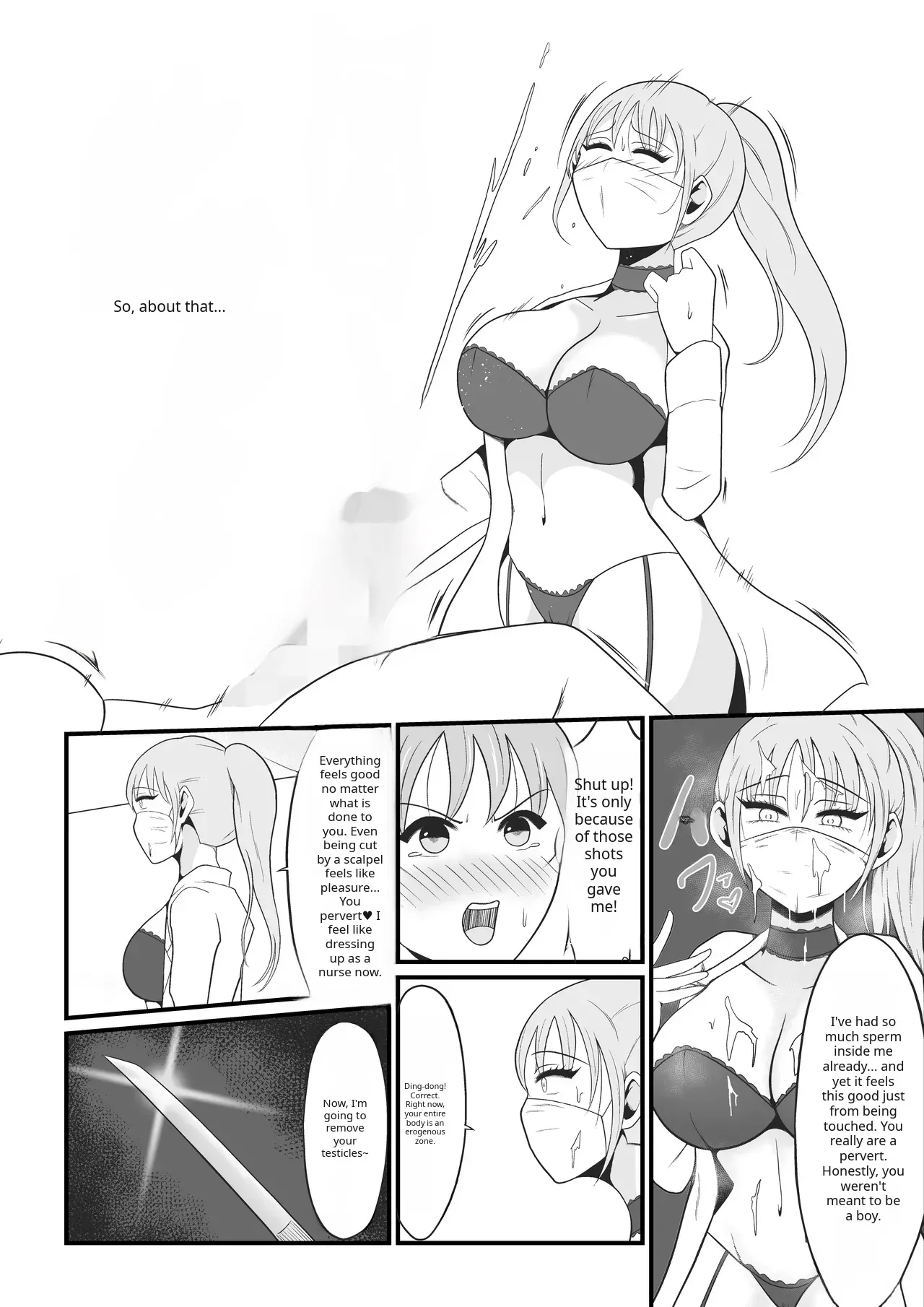 [Ikeneko-shokudou (Ikeneko)] [TS Pleasure Corruption] The Day "Ore" Became "Atashi" ~A Super-Realistic VR Feminization Naughty Vicarious Experience~ - Page 9