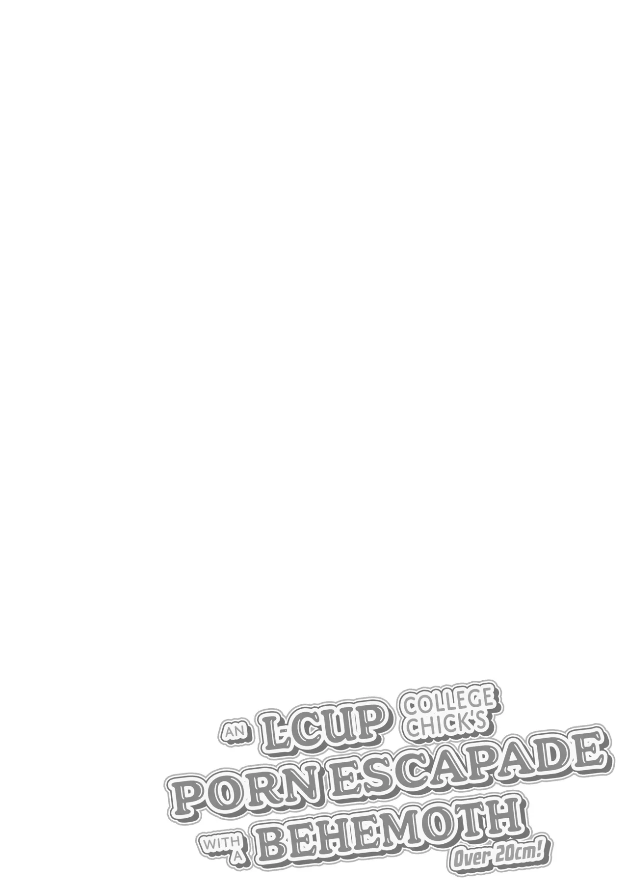 [Ichigo Crown (Yuzuri Ai)] L-Cup Joshidaisei 20cm Chou Dekachin de Doujin AV Debut ~Paizuri Hole de Asobo Hen~ | An L-Cup College Chick's Porn Escapade with a Behemoth - Paizuri Time [English] [Digital] - Page 2
