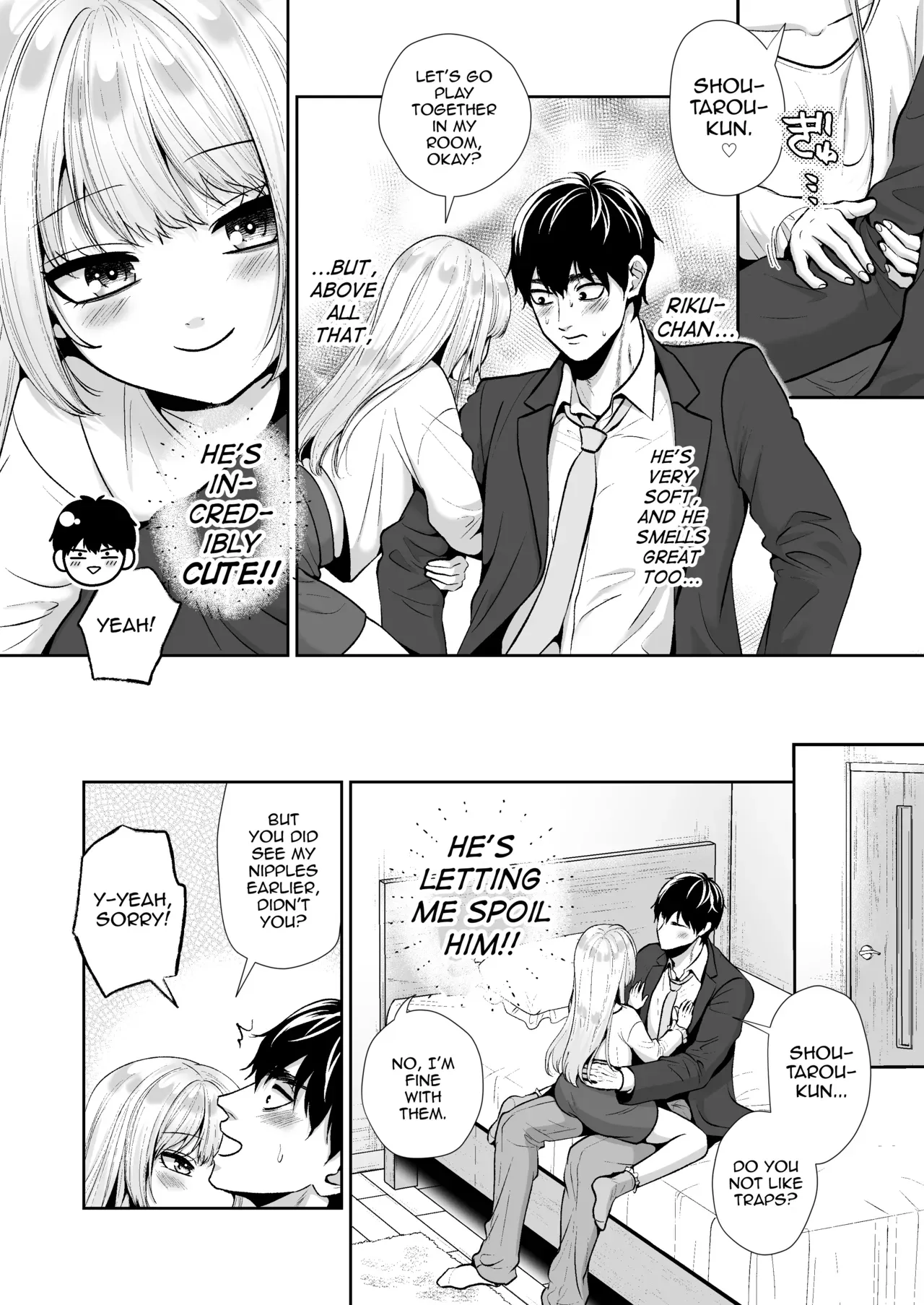 [Itomitsudou (Mitsujirou)] Moratta Otouto-kun wa Zako Chikubi no Otoko no Ko deshita [English] [mysterymeat3] - Page 7
