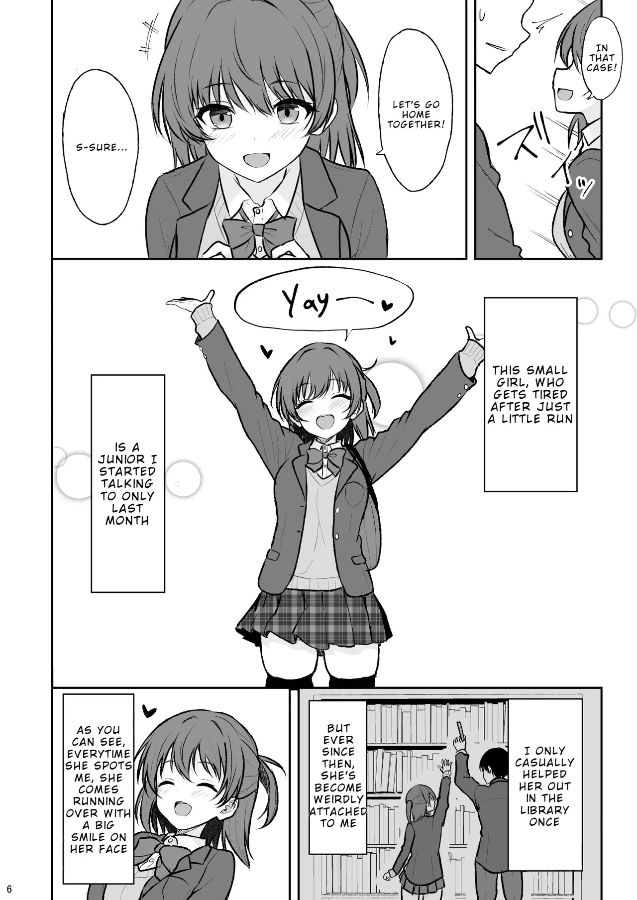 [Nekonokone (Takeyuu)] Tennen no Kouhai o Kaihatsu shite Nakaiki ga Daisuki na Hentai ni suru made | I'm Going to Train My Innocent Junior Until She Becomes a Total Pervert Addicted to Cumming! [English] [Rei Scans] [Digital] - Page 5