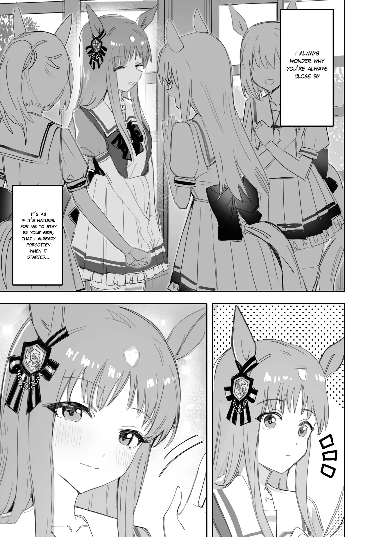 [Awei] Fukaku Tsuikyuu Suru Hitsuyou no nai riyuu | I Don't need a Deep Reason to Pursue you ( Uma Musume ) [ English ] [ SyncBushido + GomenScan ] - Page 1