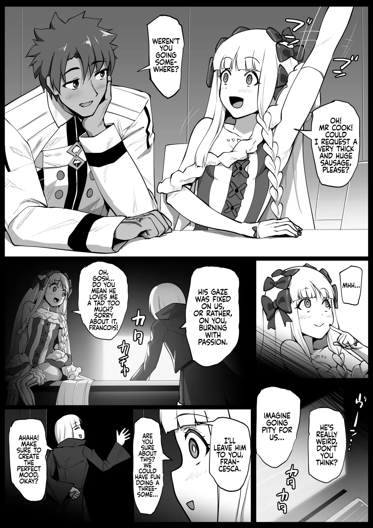 [Majutsu Kessha Kuroki Tsubasa (C-Low)] Himitsu no Gohoushi Francesca | Francesca's Secret Service (Fate/Grand Order) [English] [Team Rabu2] - Page 4
