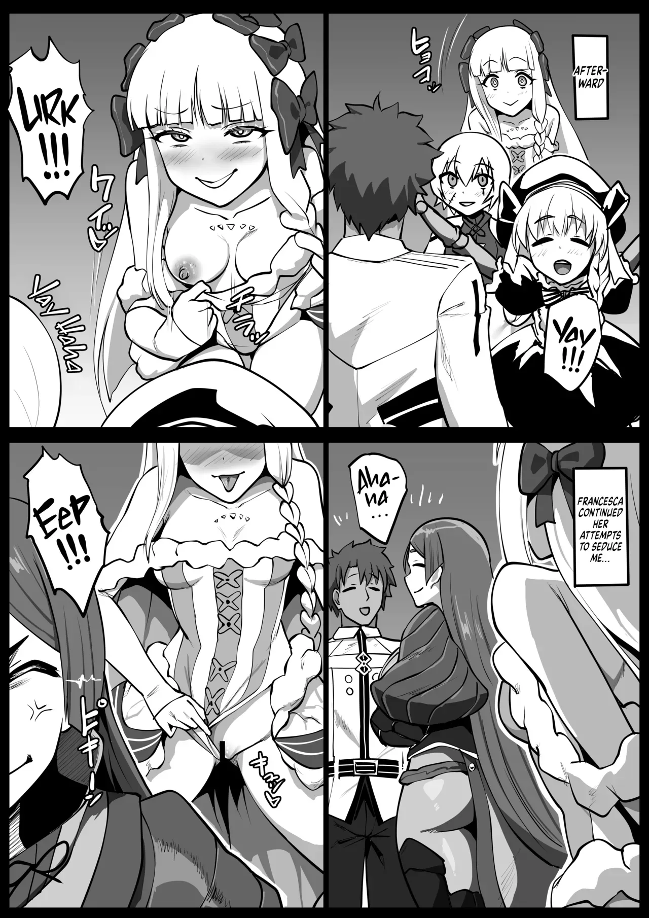 [Majutsu Kessha Kuroki Tsubasa (C-Low)] Himitsu no Gohoushi Francesca | Francesca's Secret Service (Fate/Grand Order) [English] [Team Rabu2] - Page 7