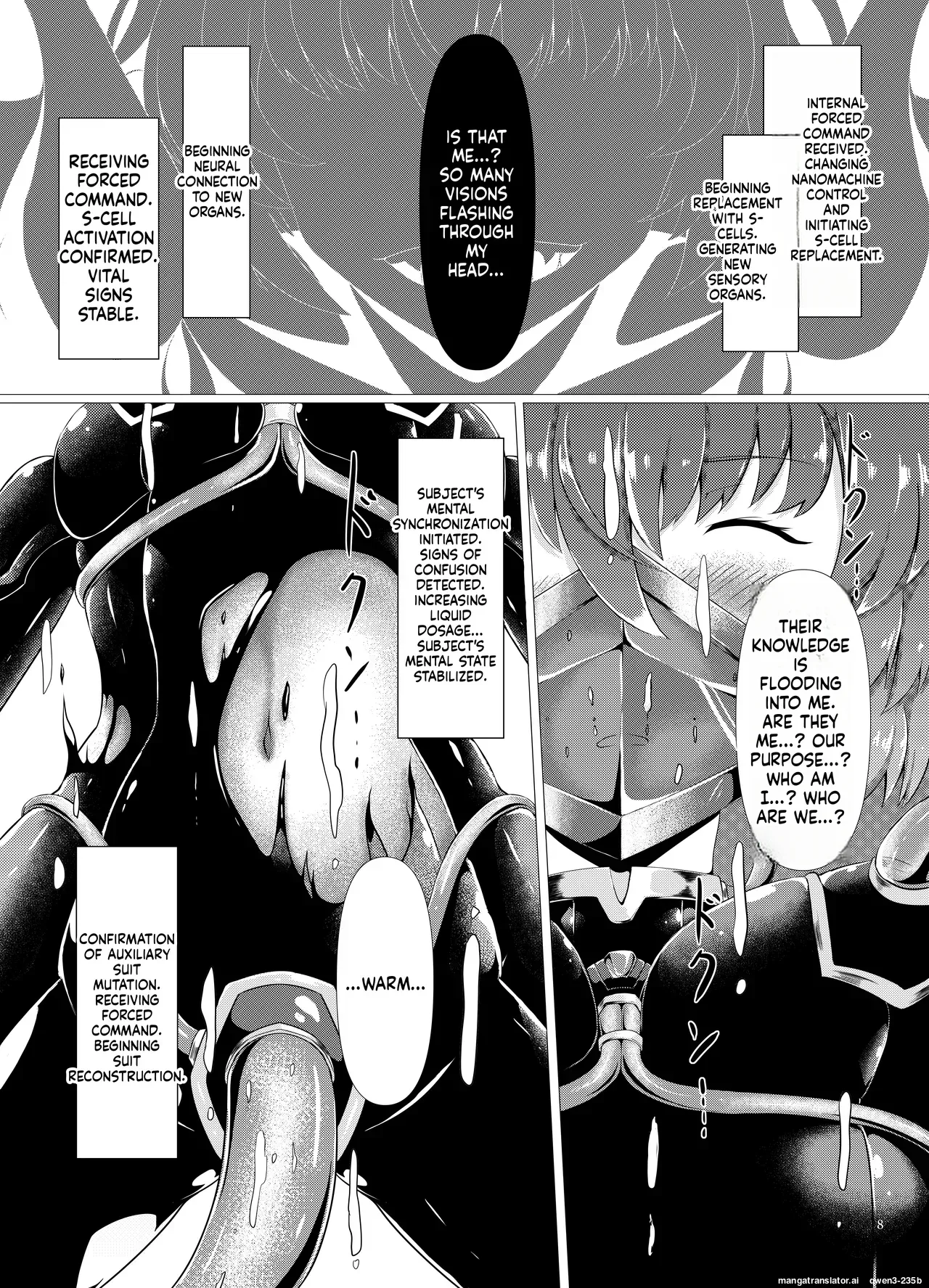 [Daraku Shoukai (Kuzuha Pote)] Jinzou Inma [English] [SCANMTL] [Digital] - Page 9