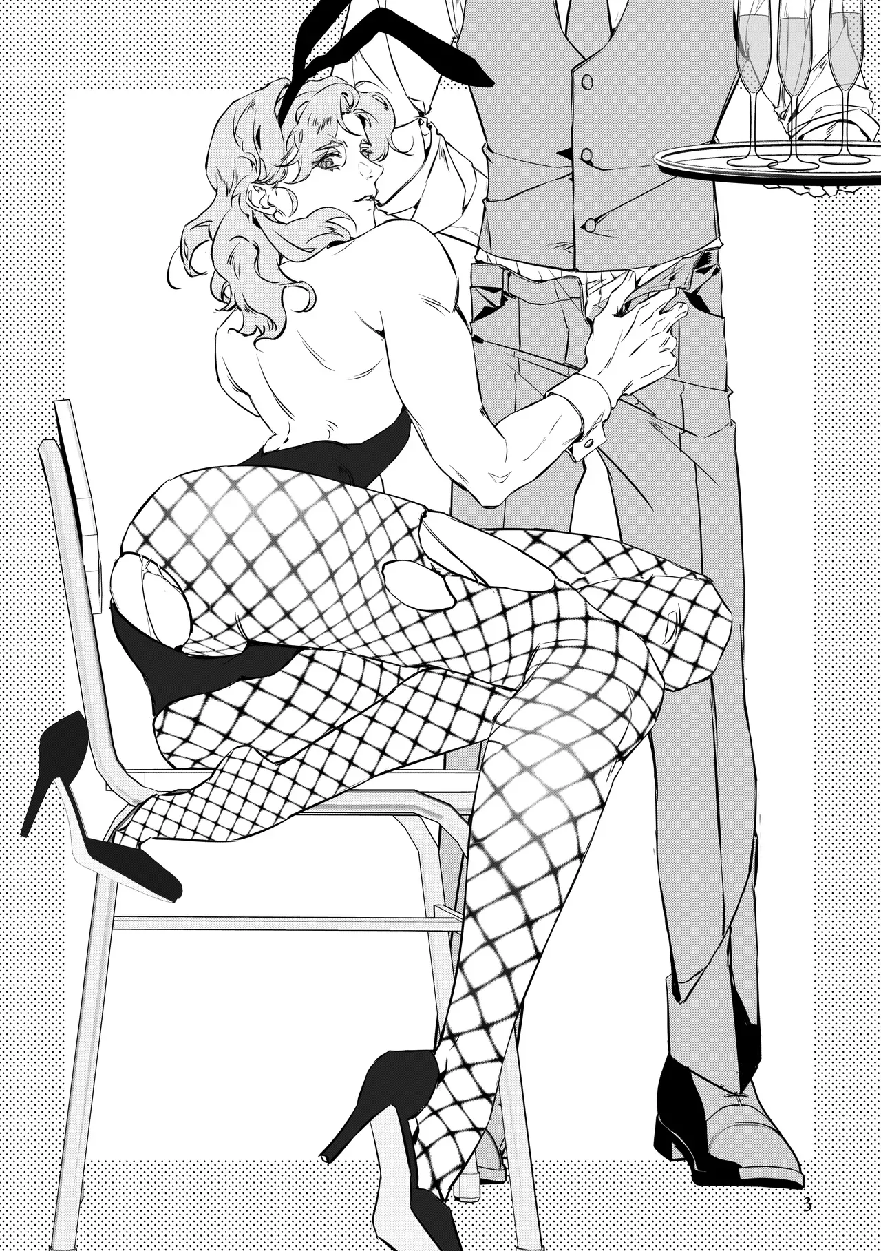 [희림Heelim ] バニー服で潜入するのも刑事の任務！～直属の先輩とエッチするのも！?～ - Page 3