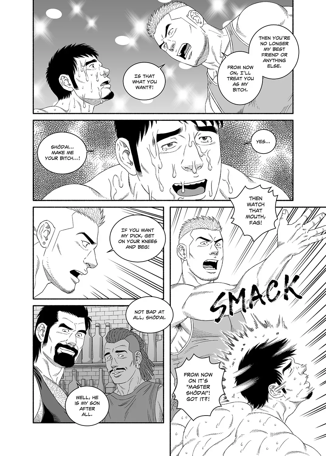 [Tagame Gengoroh] COCKSUCKER I Got Turned into My Best Friend’s Father’s Bitch (Part 2-3) [Eng] - Page 6