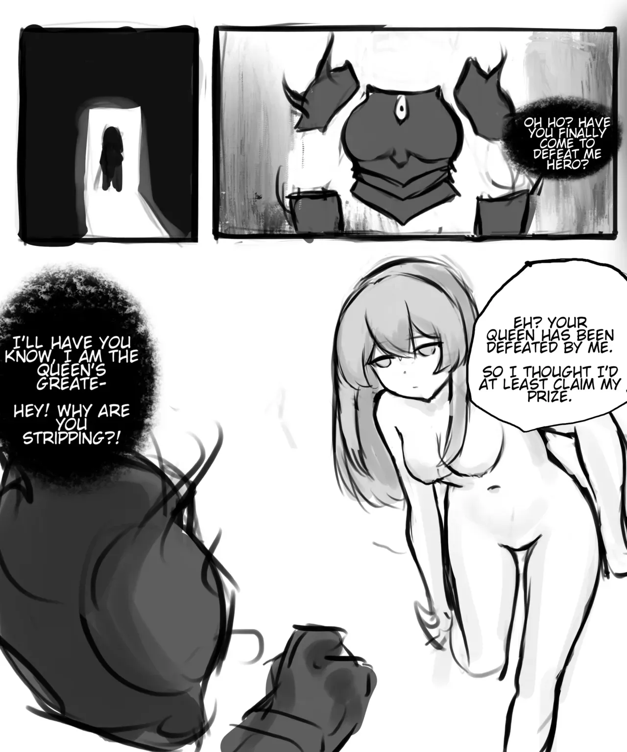 [Rokosan] Lewd Heroine and Queens Armor - Page 1