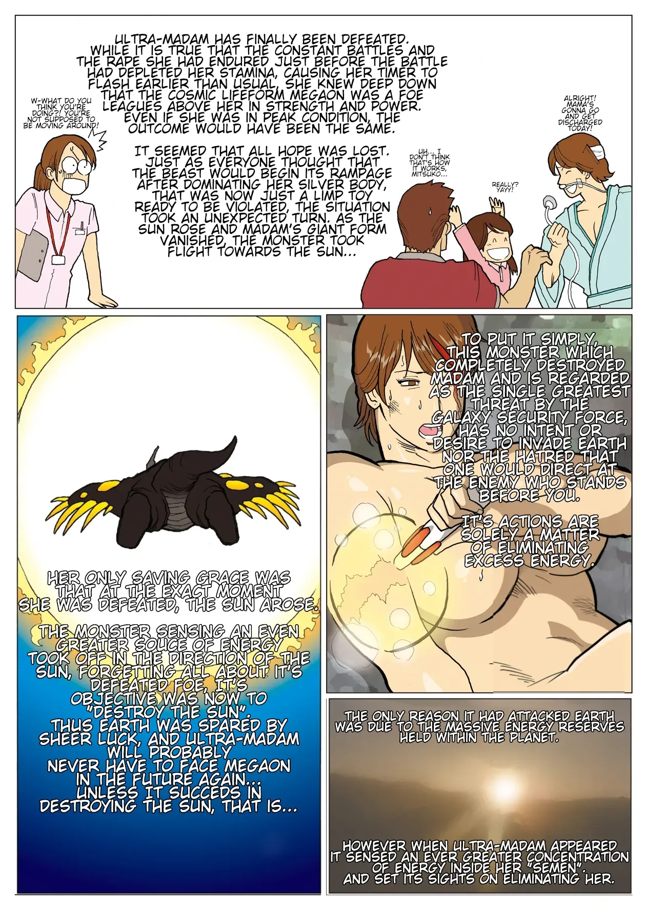 [Urban Doujin Magazine] "What If?" Series: Ultra Madan 6 | Mousou Tokusatsu Series: Ultra Madam 6 [English] [CT Scans] - Page 7