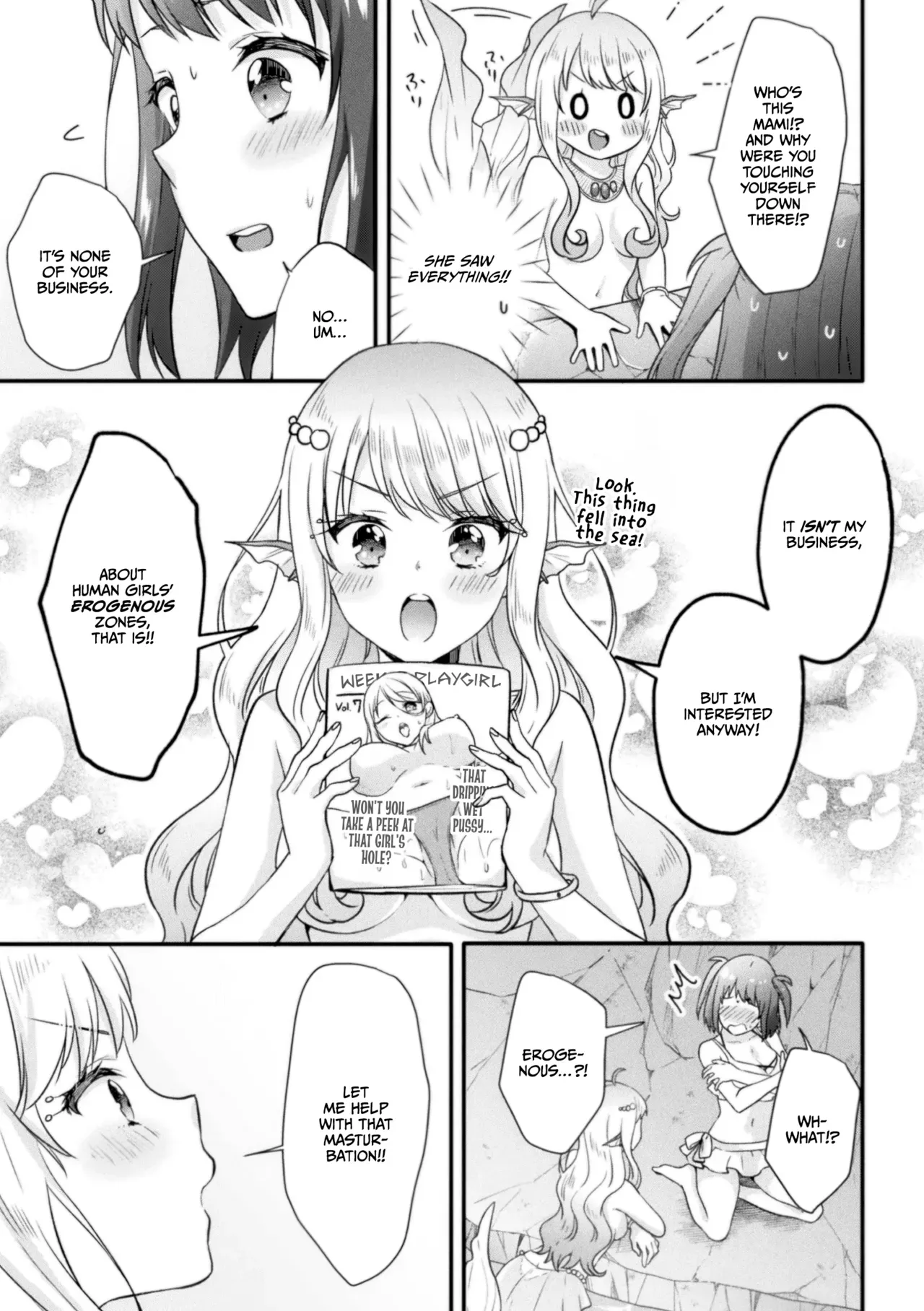 [Kuune Rin] Mermaid Lesson (2D Comic Magazine Ishukan Yuri Ecchi Vol. 2) [English] [CulturedCommissions] - Page 5