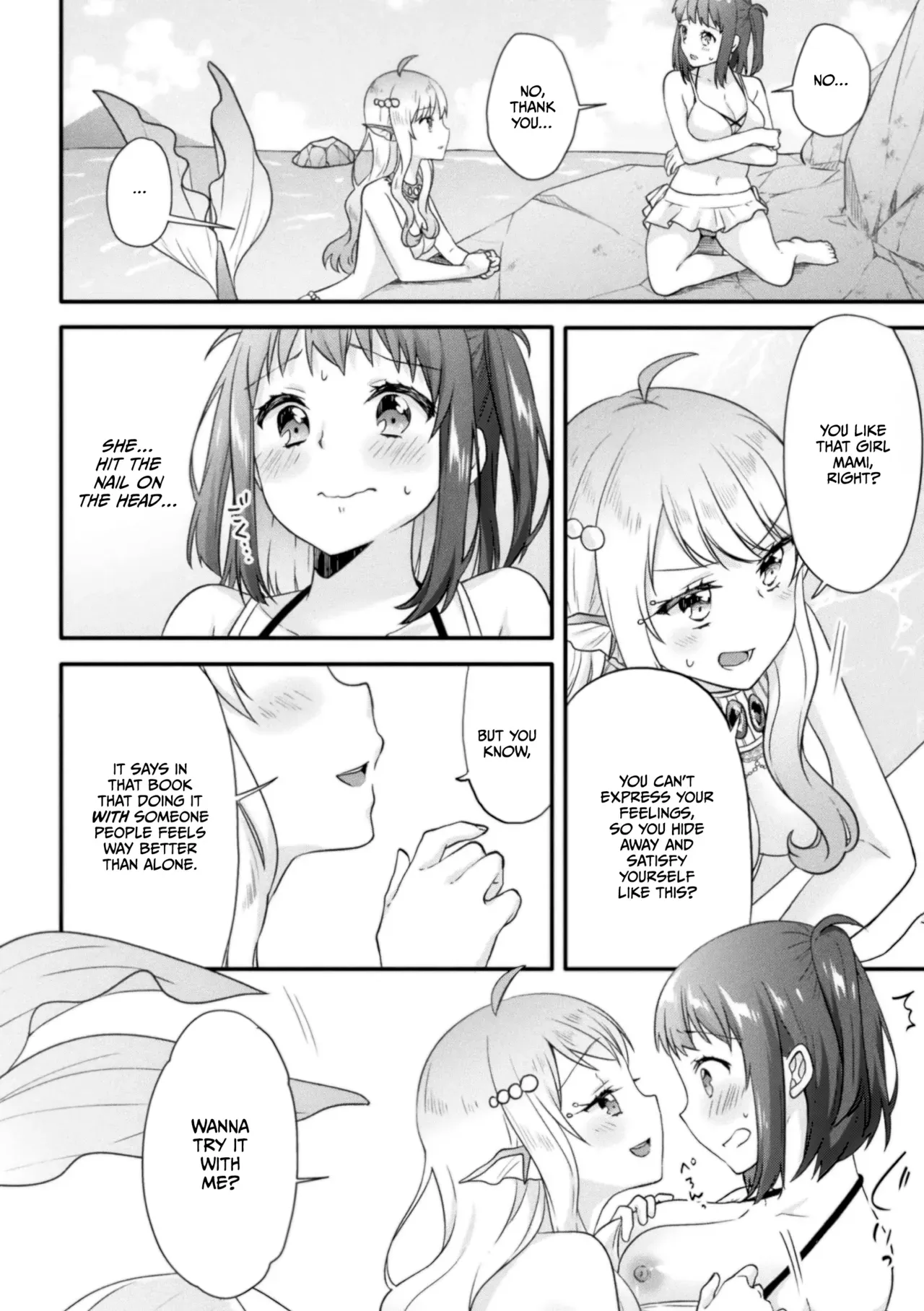 [Kuune Rin] Mermaid Lesson (2D Comic Magazine Ishukan Yuri Ecchi Vol. 2) [English] [CulturedCommissions] - Page 6
