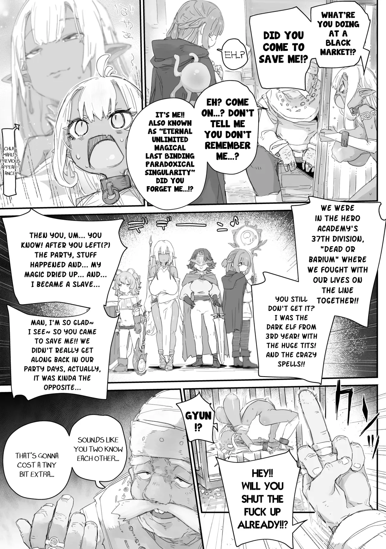 [PLATONiCA (Nyorubee)] Maryoku Kare de Chiichaku Natta Dark Elf Senpai ~Dorei Ochi Shitemo Namaiki datta node, Futanari Chinpo de Bachiboko Wakarase Sex!!!~ [English] - Page 5