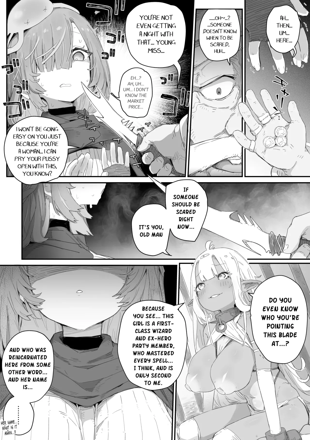 [PLATONiCA (Nyorubee)] Maryoku Kare de Chiichaku Natta Dark Elf Senpai ~Dorei Ochi Shitemo Namaiki datta node, Futanari Chinpo de Bachiboko Wakarase Sex!!!~ [English] - Page 6
