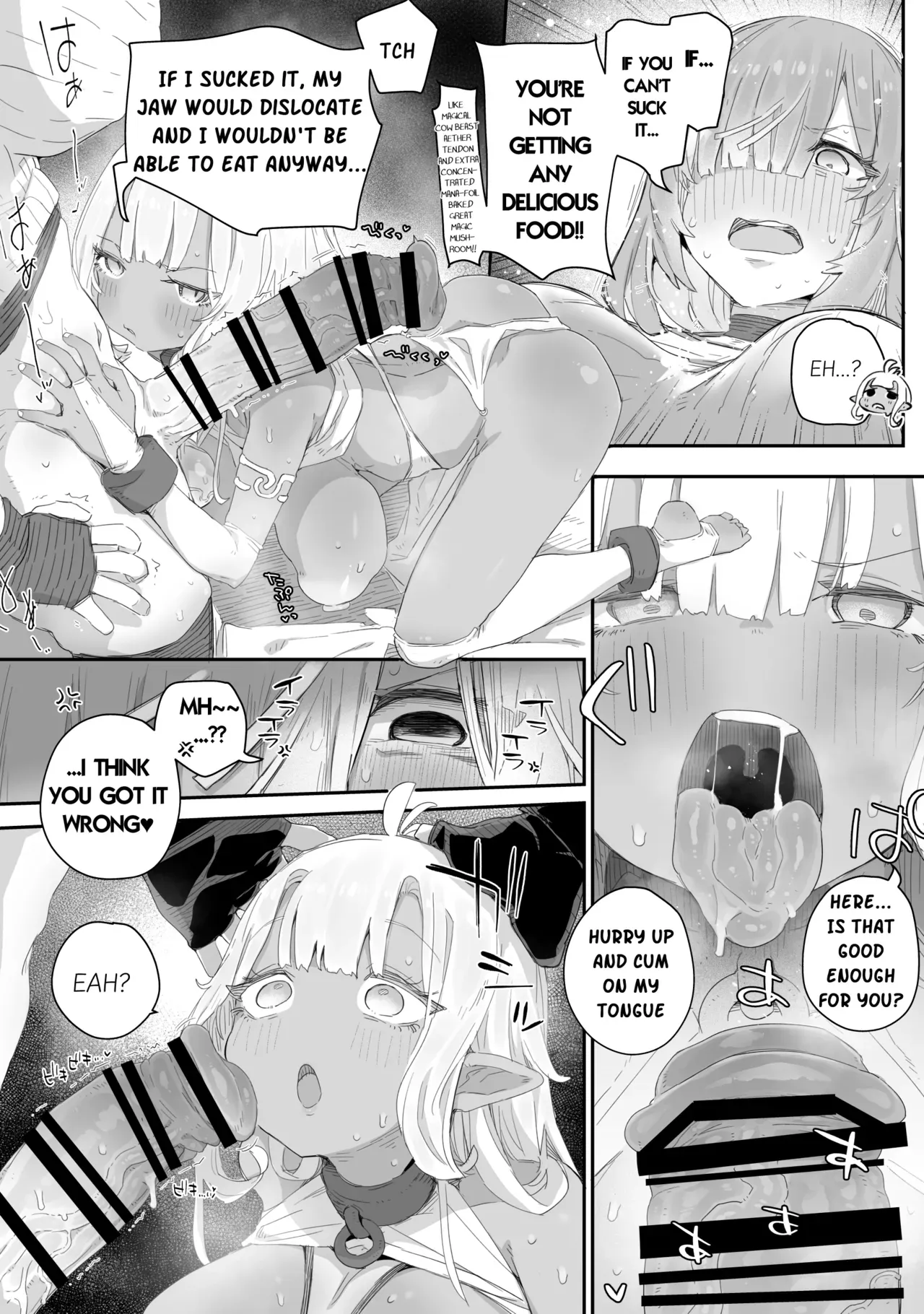[PLATONiCA (Nyorubee)] Maryoku Kare de Chiichaku Natta Dark Elf Senpai ~Dorei Ochi Shitemo Namaiki datta node, Futanari Chinpo de Bachiboko Wakarase Sex!!!~ [English] - Page 9