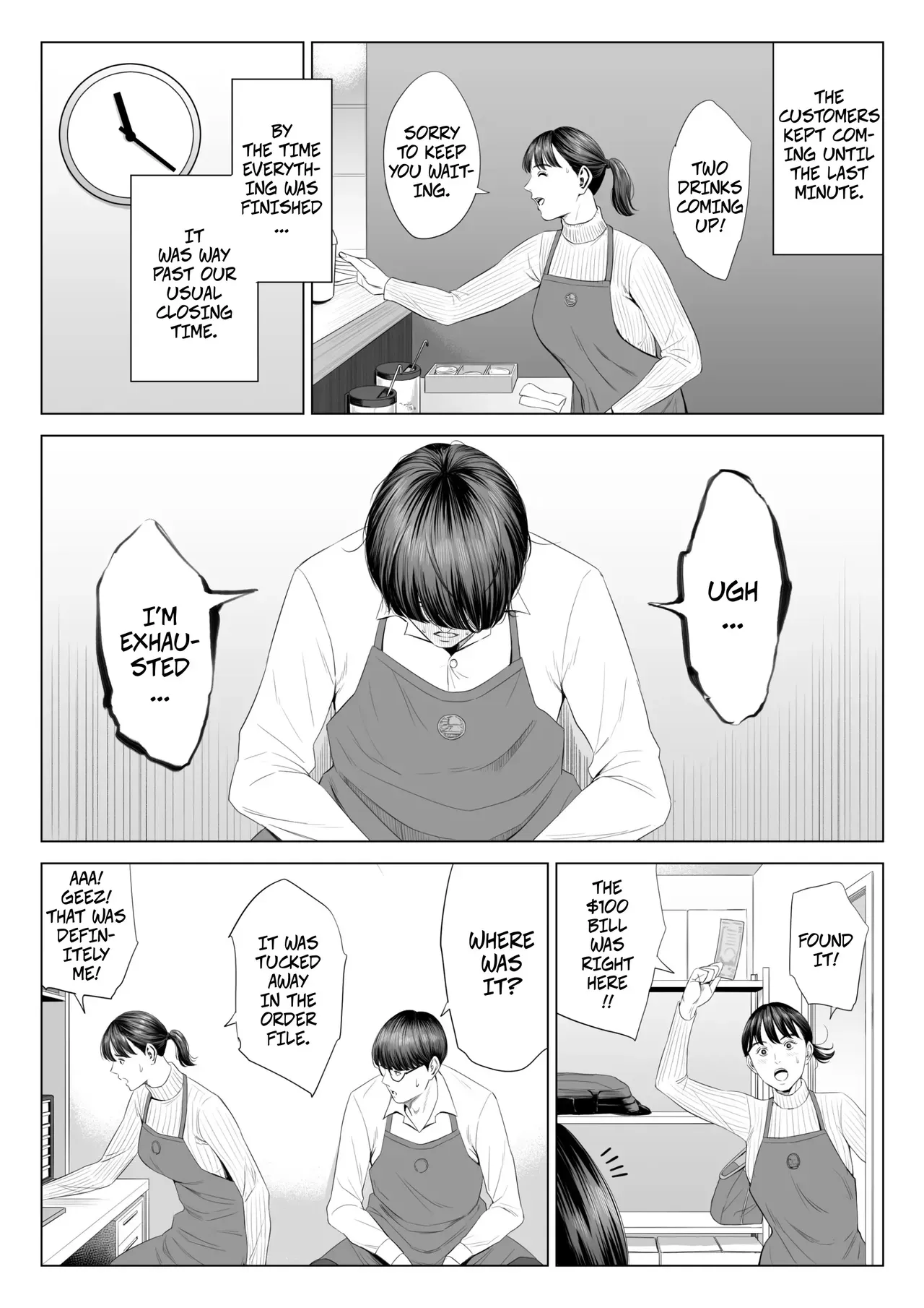 [Tamagou] The Boss Has Big Breasts And Is A Bit of A Masochist, Right? 1 -- Tenchou tte, Kyonyuu de Chotto M desu yo ne? - Page 10