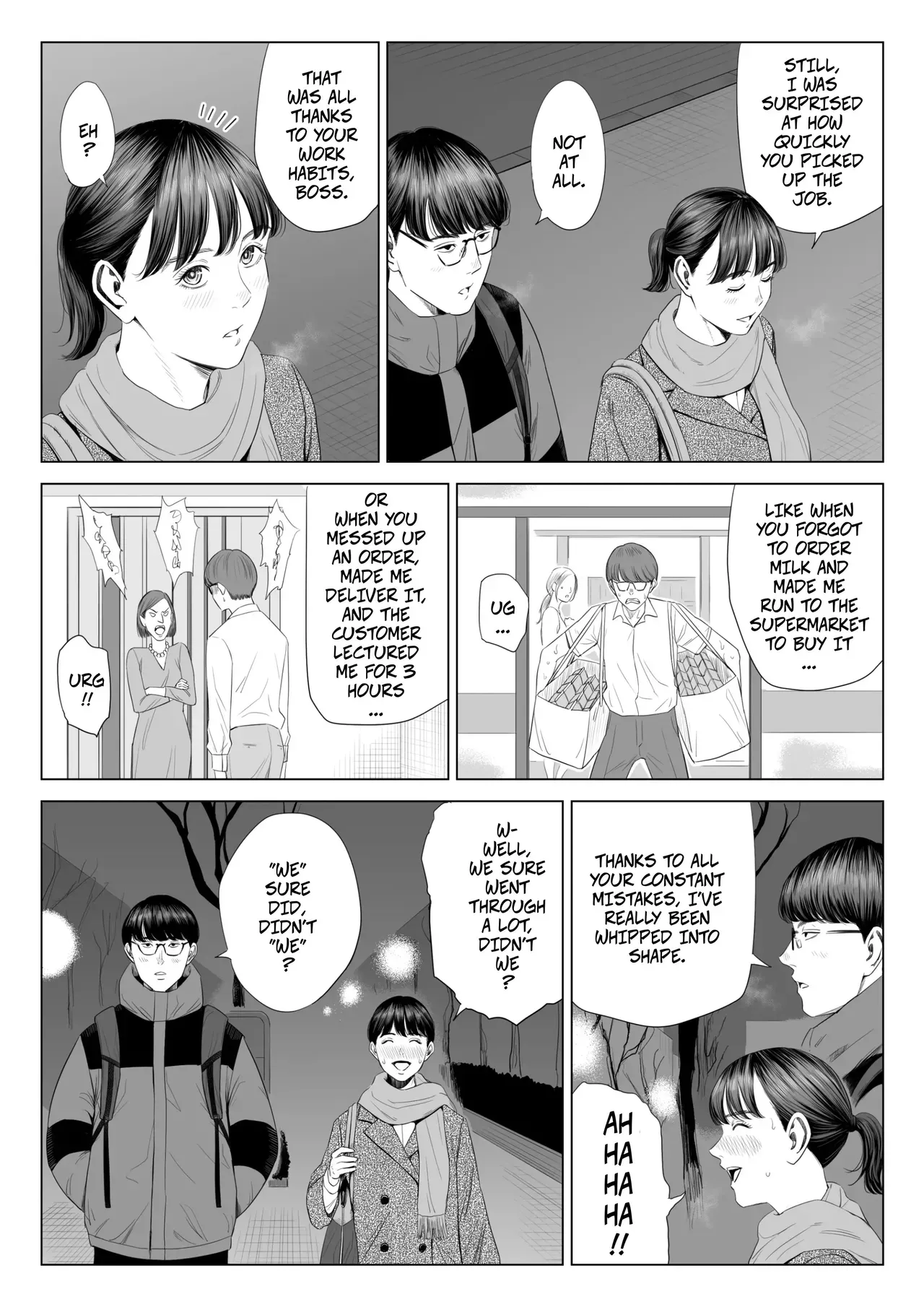 [Tamagou] The Boss Has Big Breasts And Is A Bit of A Masochist, Right? 1 -- Tenchou tte, Kyonyuu de Chotto M desu yo ne? - Page 8