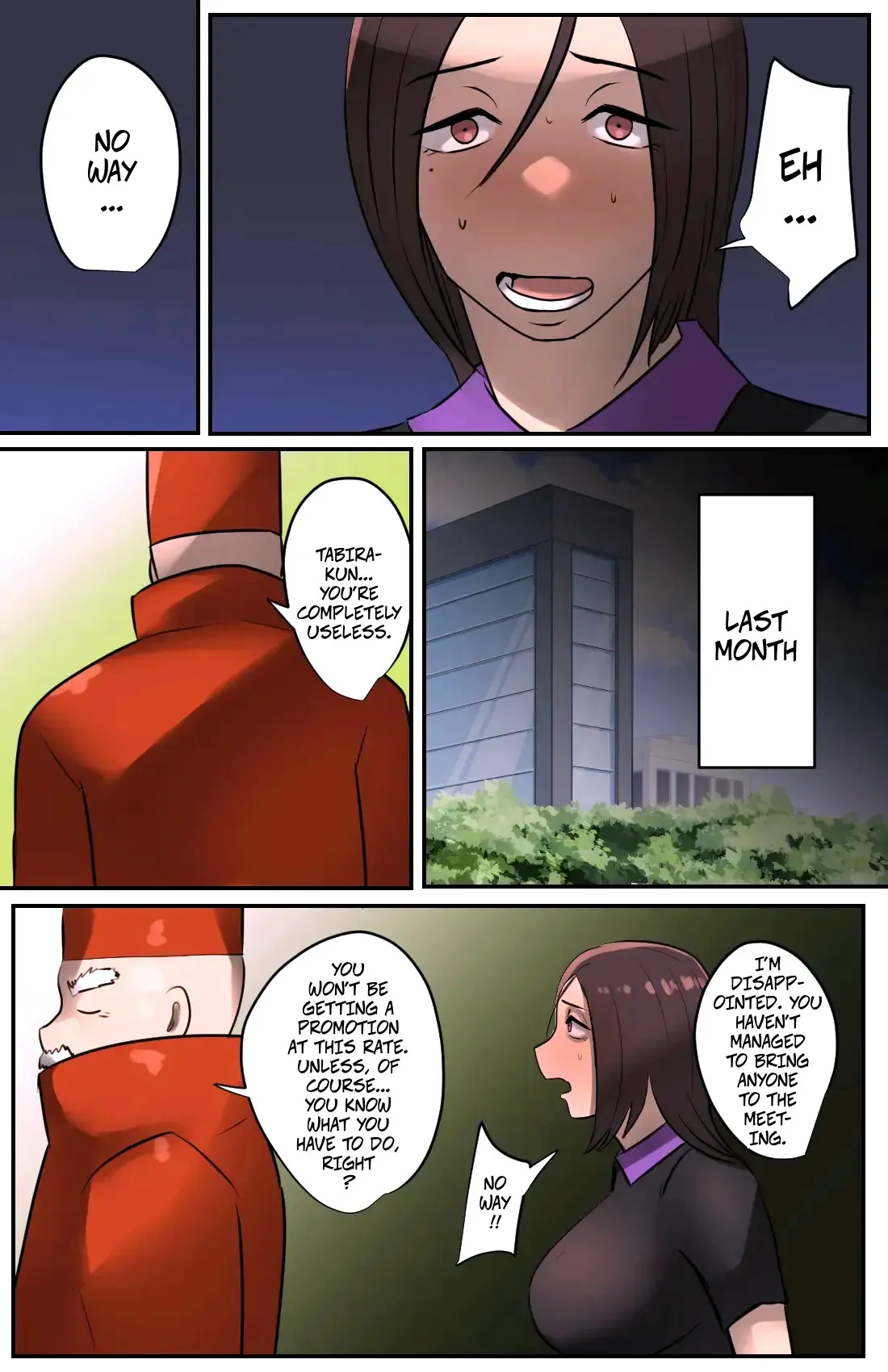 [Chotto B-Sen] A Saleswoman Interrupted Me While I Was Jerking-Off -- Genkan o Aketara Iru Kanyuu Oba-san [Colorized] - Page 8
