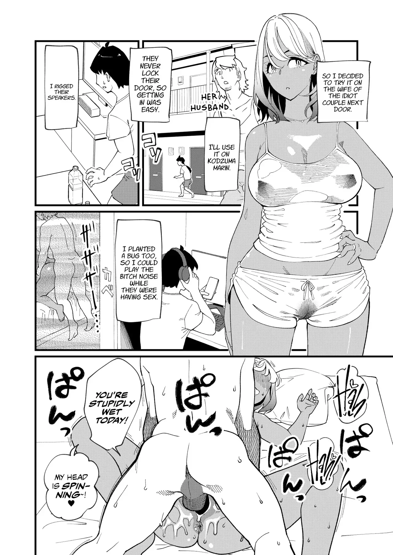 [Hi-Per Pinch (clover)] Bitch Zuma ni Anji Kaketara Netorerare Chaimashita | I Hypnotized a Slutty Wife and NTR'd Her [English] {Chrysanthemum} [Digital] - Page 3