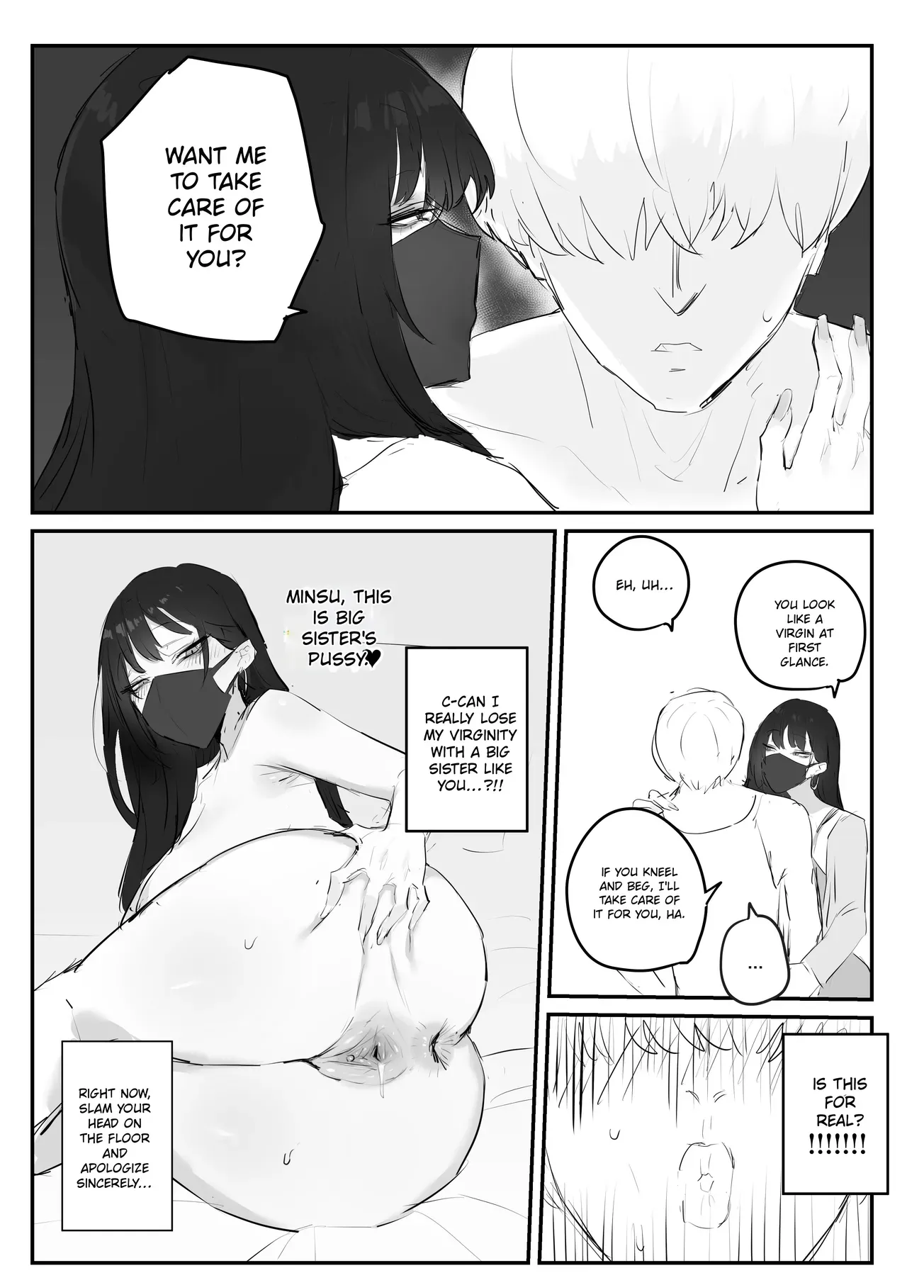[kkan] Comic about giving proper discipline to the downstairs neighbor lady... (complete edition) [English] [MTL] - Page 10