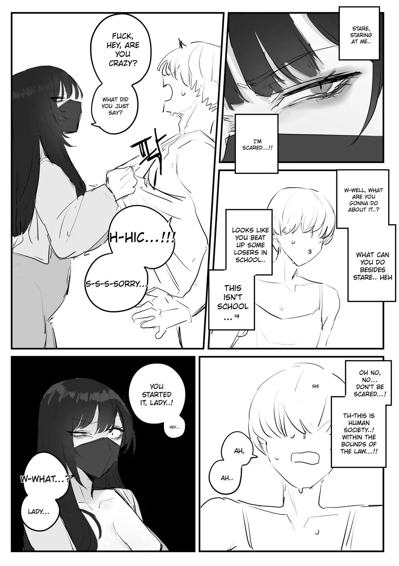 [kkan] Comic about giving proper discipline to the downstairs neighbor lady... (complete edition) [English] [MTL] - Page 6