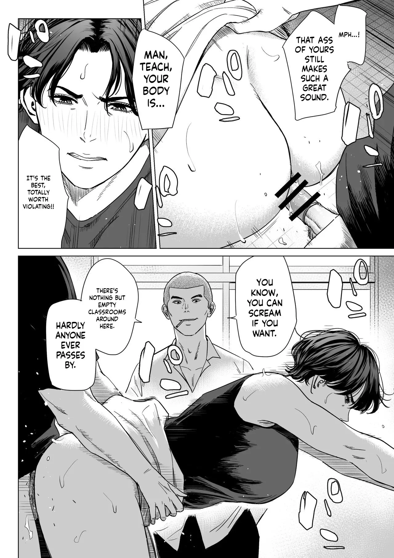 [Tamagou] Mikami Sensei 2 Ekohiiki Kyoushi no Hisanna Matsuro [English] [Random_Scan] - Page 7