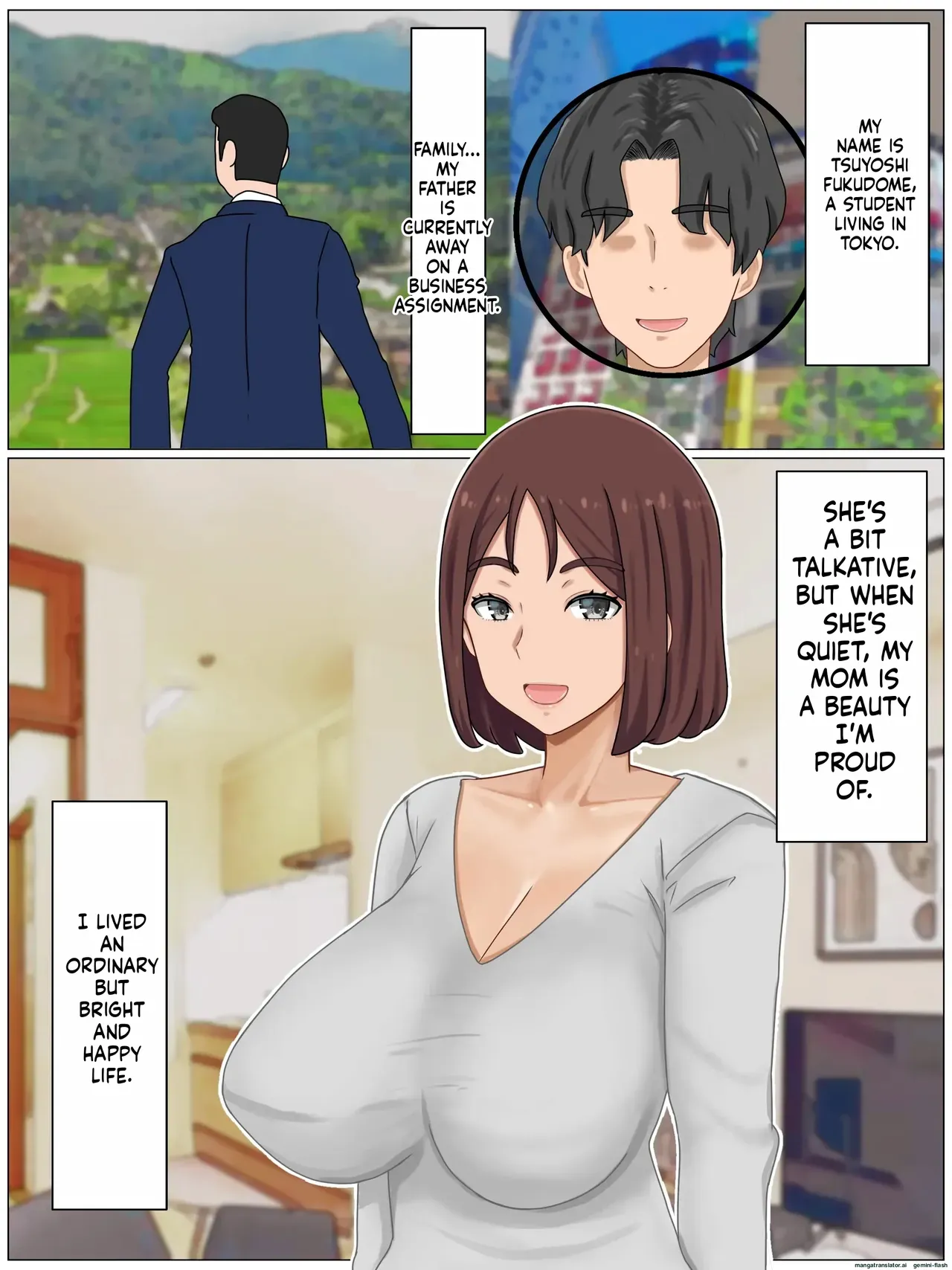 saimon k - Iinari Kyonyuu Haha~ Saikin, Boku no Kaasan wa Gakkou Ichi no Furyou to Naka ga - Page 2