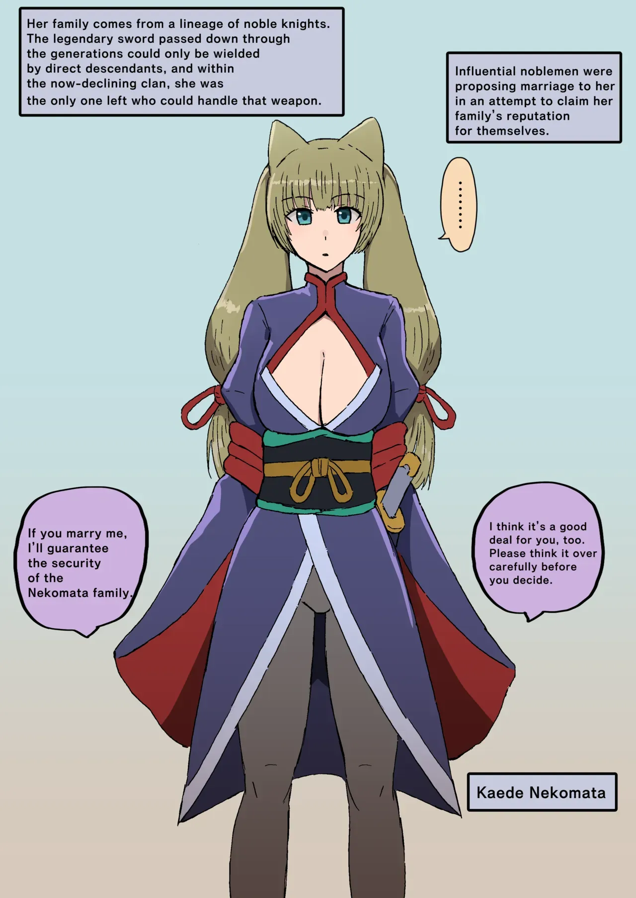 [yukio] 新キャラ 楓 5p漫画 [日本語、英語] - Page 6