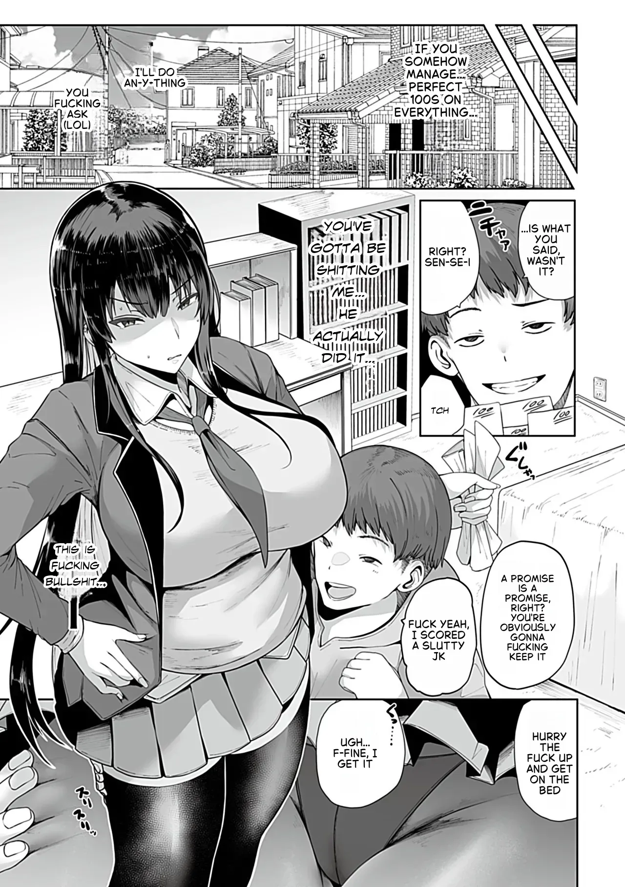 I'll let you fuck me if you get 100 points [English] - Page 4