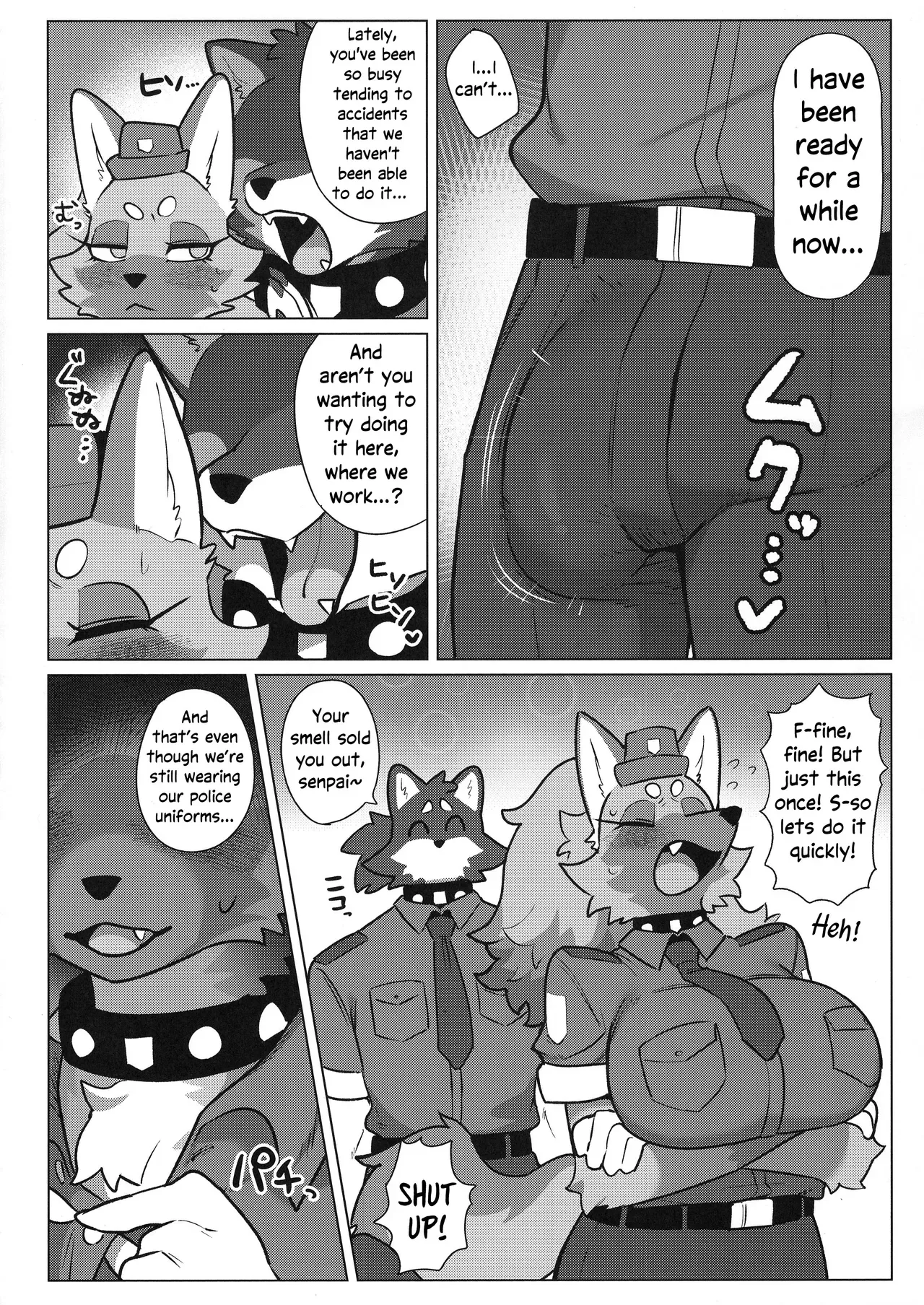 (Kemoket 15) [CandleLight (Suigi)] Harahara Harenchi Omawari-san | Spending A Day With My Naughty And Shameless Police Partner [English] - Page 6