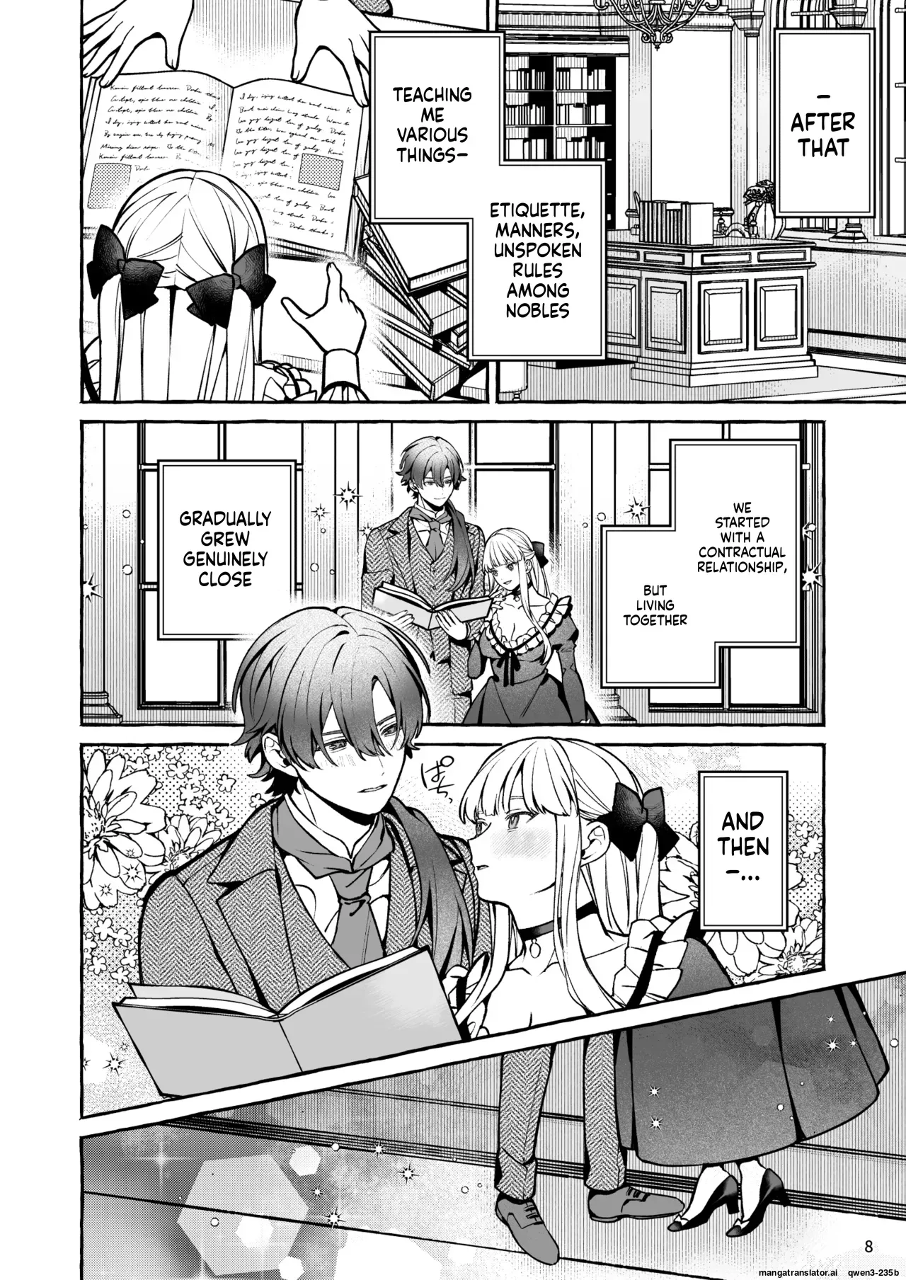 [Soboro Kenkyuujo (Yoshida Soboro)] Danzai Akuyaku Reijou to Moto Shiyounin no Konyaku (SCANMTL) - Page 9