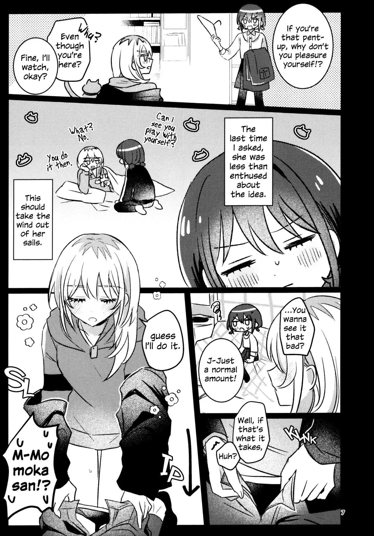 (Zenbu Buchikome. 8) [Hamu-chan Daisuki (Momi)] Ashita Kara Kinshu Suru | Sober Starting Tomorrow! (Girls Band Cry) [English] - Page 6