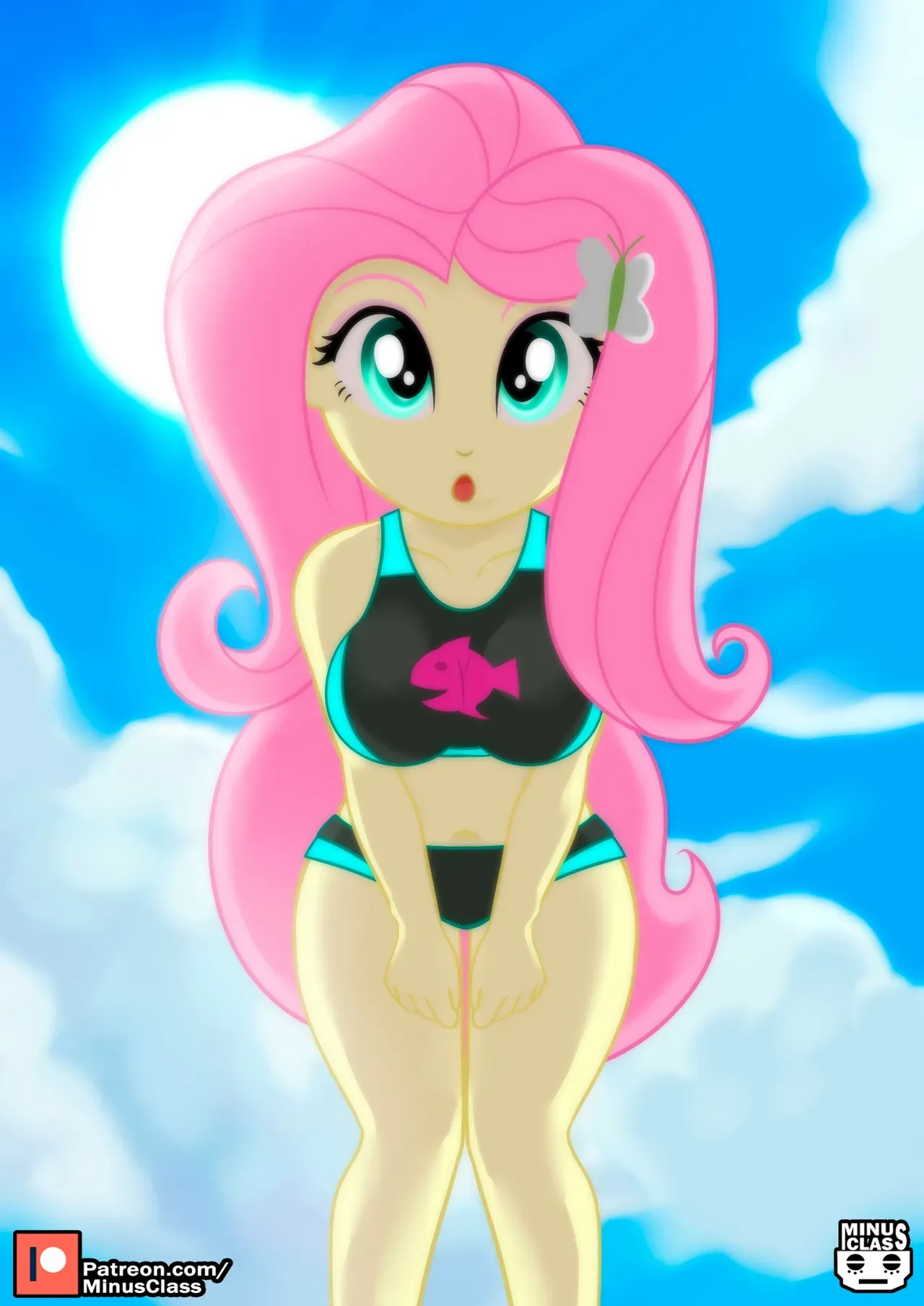fluttershy by artist:minusclass - Page 1